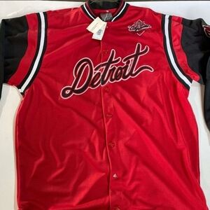 New Deadstock Vintage 90s FUBU City Series Detroit Snap Jacket XL
